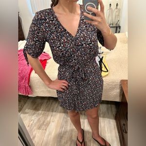 GAP Floral Wrap/Tie Dress